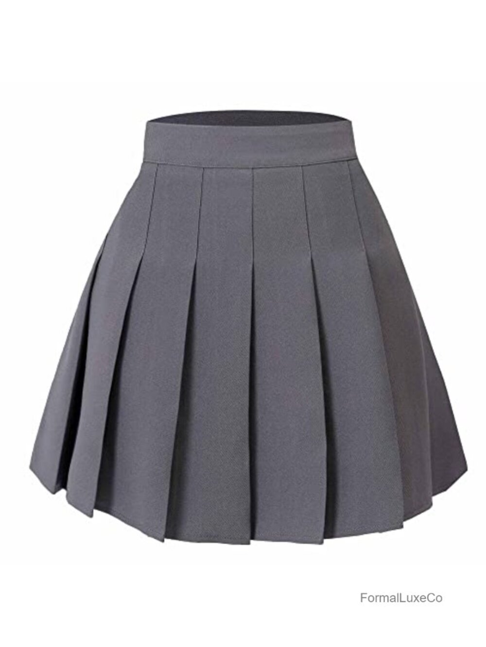 High Waist Pleated Skater Tennis Skirt with Inner Shorts